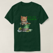 St Patrick Schattige Kitten Laten we ons klaarmake T-shirt (Design voorkant)