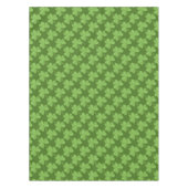 St. Patrick Shamrock Clovers Green Pattern Ierland Tafelkleed (Voorkant)