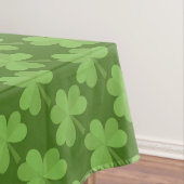 St. Patrick Shamrock Clovers Green Pattern Ierland Tafelkleed (Voorbeeld)