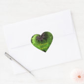 St Patrick Shamrock Field Hart Sticker (Envelop)
