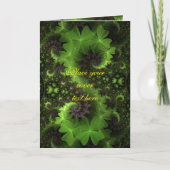 St Patrick Shamrock Field Kaart (Voorkant)