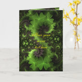 St Patrick Shamrock Field Kaart (Gele Bloem)