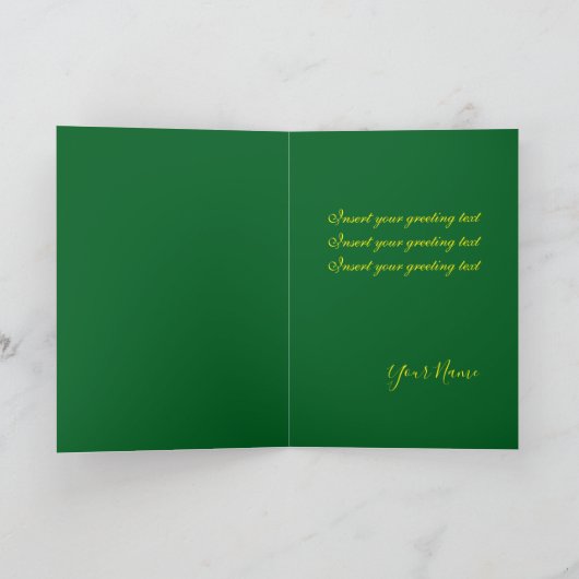 St Patrick Shamrock Field Kaart (Binnen)