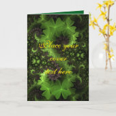 St Patrick Shamrock Field Kaart (Gele Bloem)