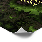 St Patrick Shamrock Field Poster (Hoek)