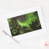 St Patrick Shamrock Field Rechthoekige Sticker (Envelop)