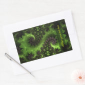 St Patrick Shamrock Field Rechthoekige Sticker (Envelop)