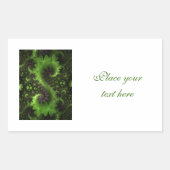 St Patrick Shamrock Field Rechthoekige Sticker (Voorkant)