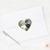 ST.PATRICK SHAMROCK HART BRUILOFT FOTOSJABLOON STICKER (Envelop)
