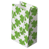 St. Patrick Shamrock Irish Ireland Clover Pattern Klein Cadeauzakje (Achterkant Gekanteld)