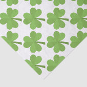 St. Patrick Shamrock Irish Ireland Clover Pattern Tissuepapier (Detail)
