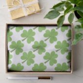 St. Patrick Shamrock Irish Ireland Clover Pattern Tissuepapier (Geschenk)