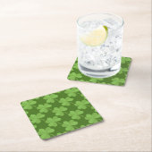 St. Patrick Shamrock Irish Ireland Clovers Pattern Kartonnen Onderzetters (Insitu)