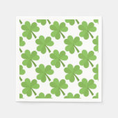 St. Patrick Shamrock Irish Ireland Clovers Pattern Servetten (Voorkant)