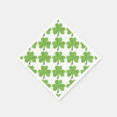St. Patrick Shamrock Irish Ireland Clovers Pattern Servetten (Hoek)