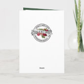 St. Patrick Shamrock Mand Religieuze Zegen  Kaart (Achterkant)
