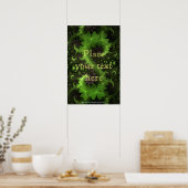 St Patrick Shamrock Veld Poster (Keuken)
