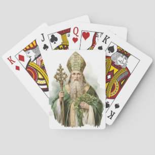 ST. PATRICK SHAMROCKS IERS IERLAND ST PATTY POKERKAARTEN