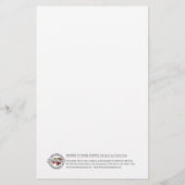 St. Patrick Shamrocks Religieuze Scripture Angel Briefpapier (Achterkant)