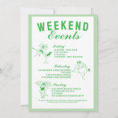 St patrick she found her uckycharm bachelorette kaart (Achterkant)