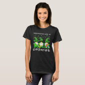 St Patrick Shenanigans With Gnomies Gnomes Men Wom T-shirt (Voorkant volledig)
