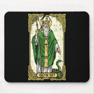 St patrick slang gon krijgt kaart saint pattys man muismat
