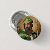 St. Patrick-speldje Ronde Button 3,2 Cm (Voorkant /achterkant)