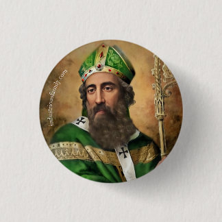 St. Patrick-speldje Ronde Button 3,2 Cm