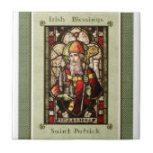 St. Patrick | St. Patrick's Day Art Tile Tegeltje (Voorkant)