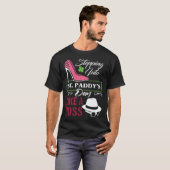 St Patrick stapt in Paddy's Day als een Bos T-shirt (Voorkant volledig)