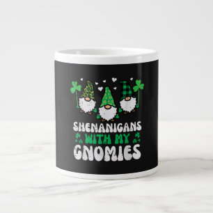St. Patrick Streken Met Gnomies Kabouters Grote Koffiekop