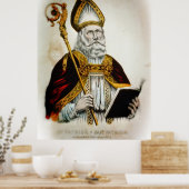 St.-Patrick The Apostle of-Ireland Poster (Keuken)
