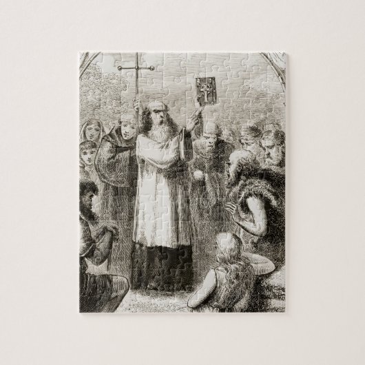 St. Patrick toont het Ierse volk de vier Legpuzzel (Verticaal)