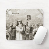 St. Patrick toont het Ierse volk de vier Muismat (Met muis)