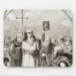 St. Patrick toont het Ierse volk de vier Muismat