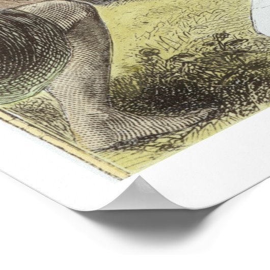 St. Patrick toont het Ierse volk de vier Poster (Hoek)