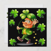 St. Patrick uitnodiging (Voorkant / Achterkant)