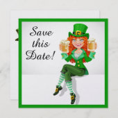 St. Patrick uitnodiging (Voorkant / Achterkant)