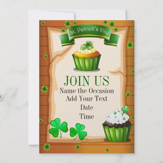 St. Patrick uitnodiging (Voorkant)