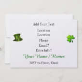 St. Patrick uitnodiging (Achterkant)