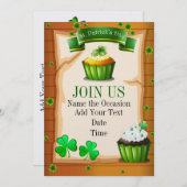 St. Patrick uitnodiging (Voorkant / Achterkant)