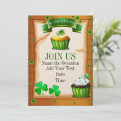 St. Patrick uitnodiging (Staand voorkant)