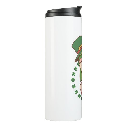 St Patrick Unicorn Thermosbeker (Gedraaid links)