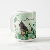 ST. Patrick Vakantie Mok met kat en muis (Voorkant links)