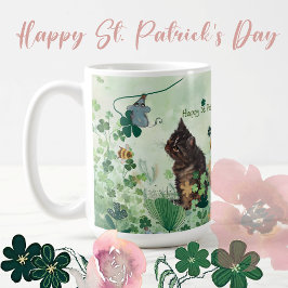 ST. Patrick Vakantie Mok met kat en muis