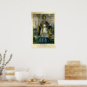 St. Patrick van Currier & Ives (1834-1907) Poster (Keuken)
