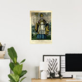 St. Patrick van Currier & Ives (1834-1907) Poster (Thuiskantoor)