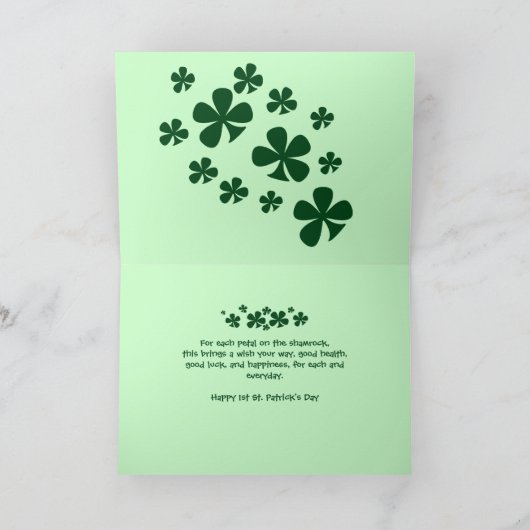 St. Patrick van de baby de Eerste Kaart 2013 van (Binnen)