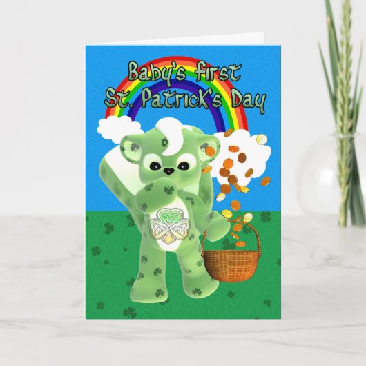 St. Patrick van de baby de Eerste Kaart van de (Voorkant)