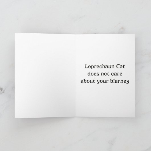 St. Patrick van de Kat van de kabouter het Kaart (Binnen)